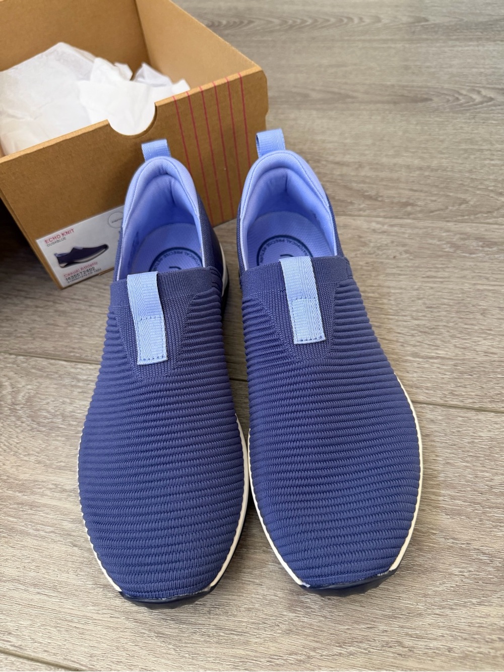 Slip-On Athletic Shoes - Navy Blue